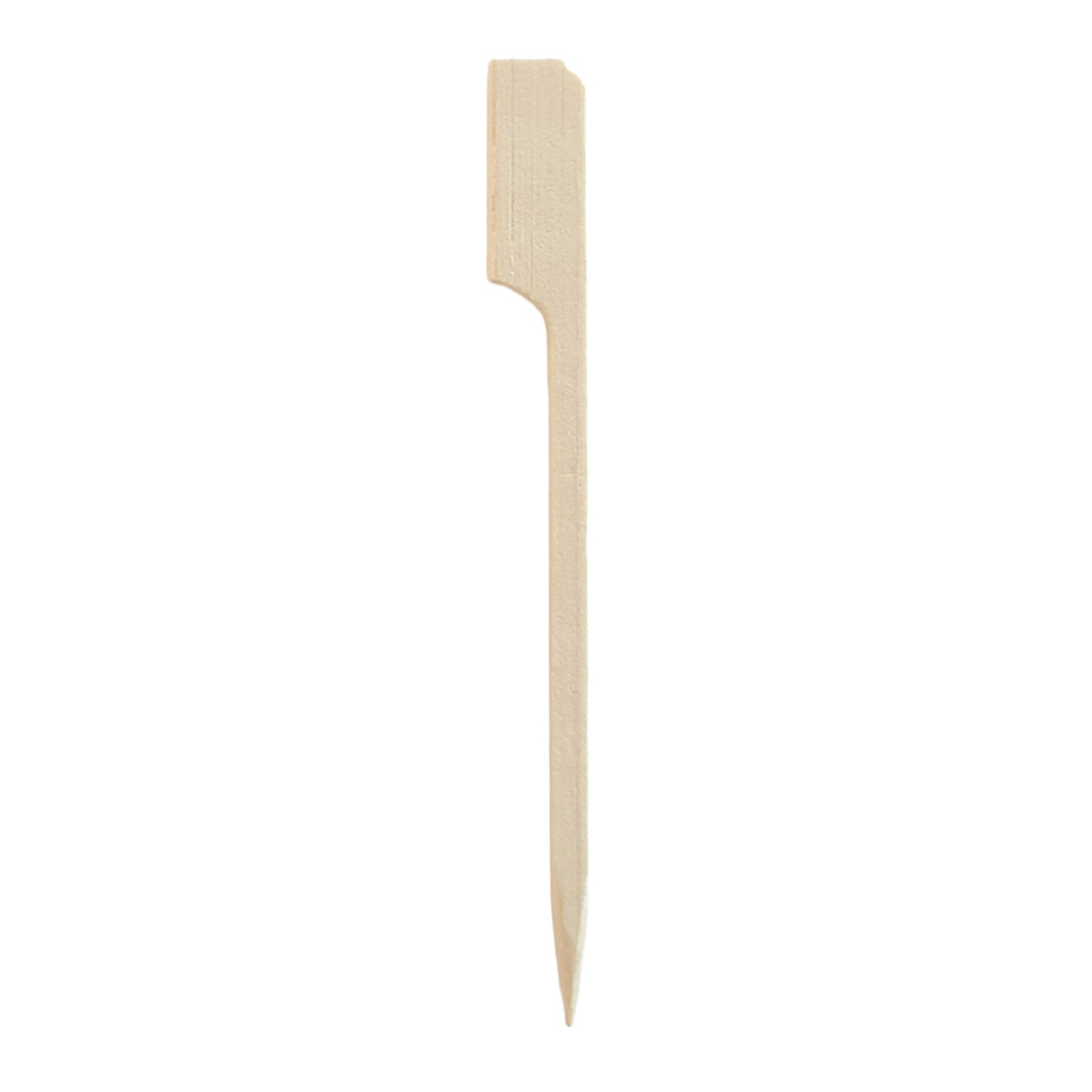 9cm Bamboo Paddle Skewers - Pack of 50 | Bamboo Cocktail Picks for Kebabs, Burgers, Appetisers, Fruit, BBQ & Crafts (50, 9cm / 3½ Inch)