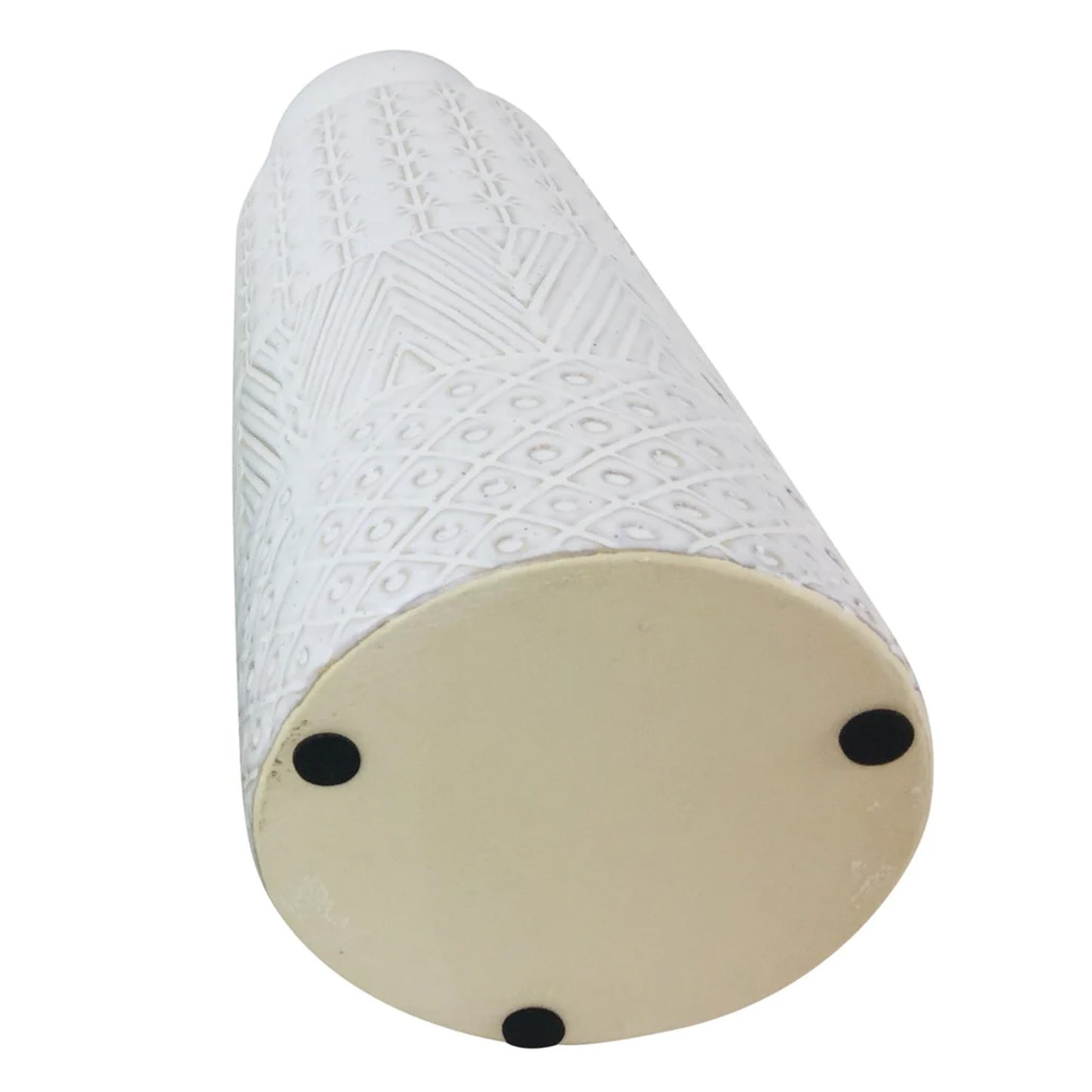 White Star Textured Stoneware Vase 44cm