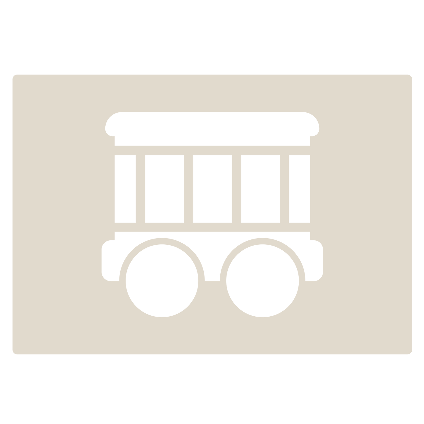 Cute Train Stencil Set 4pc, train engine, passenger carriage, hopper car, box car, A6 Reusable Mylar Templates for Walls, Cakes, Crafts, Cards & More