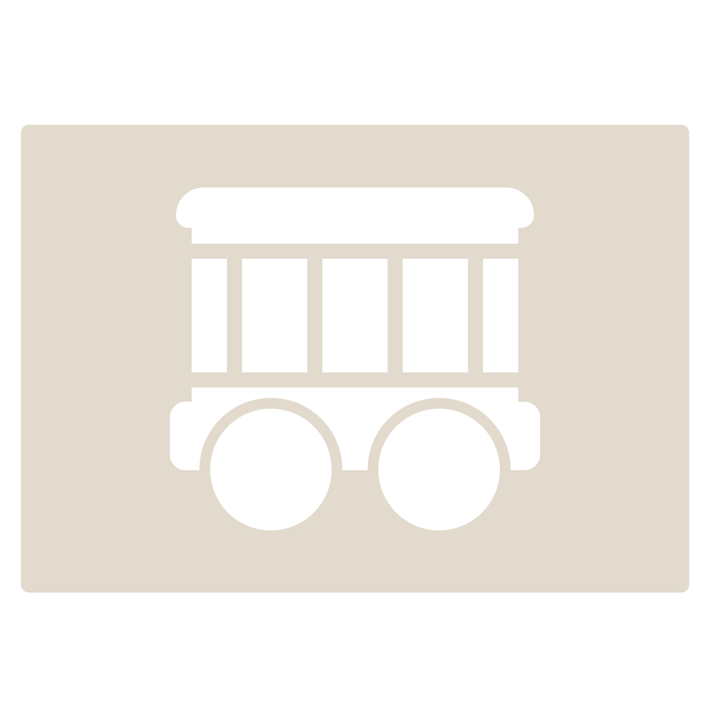 Cute Train Stencil Set 4pc, train engine, passenger carriage, hopper car, box car, A6 Reusable Mylar Templates for Walls, Cakes, Crafts, Cards & More