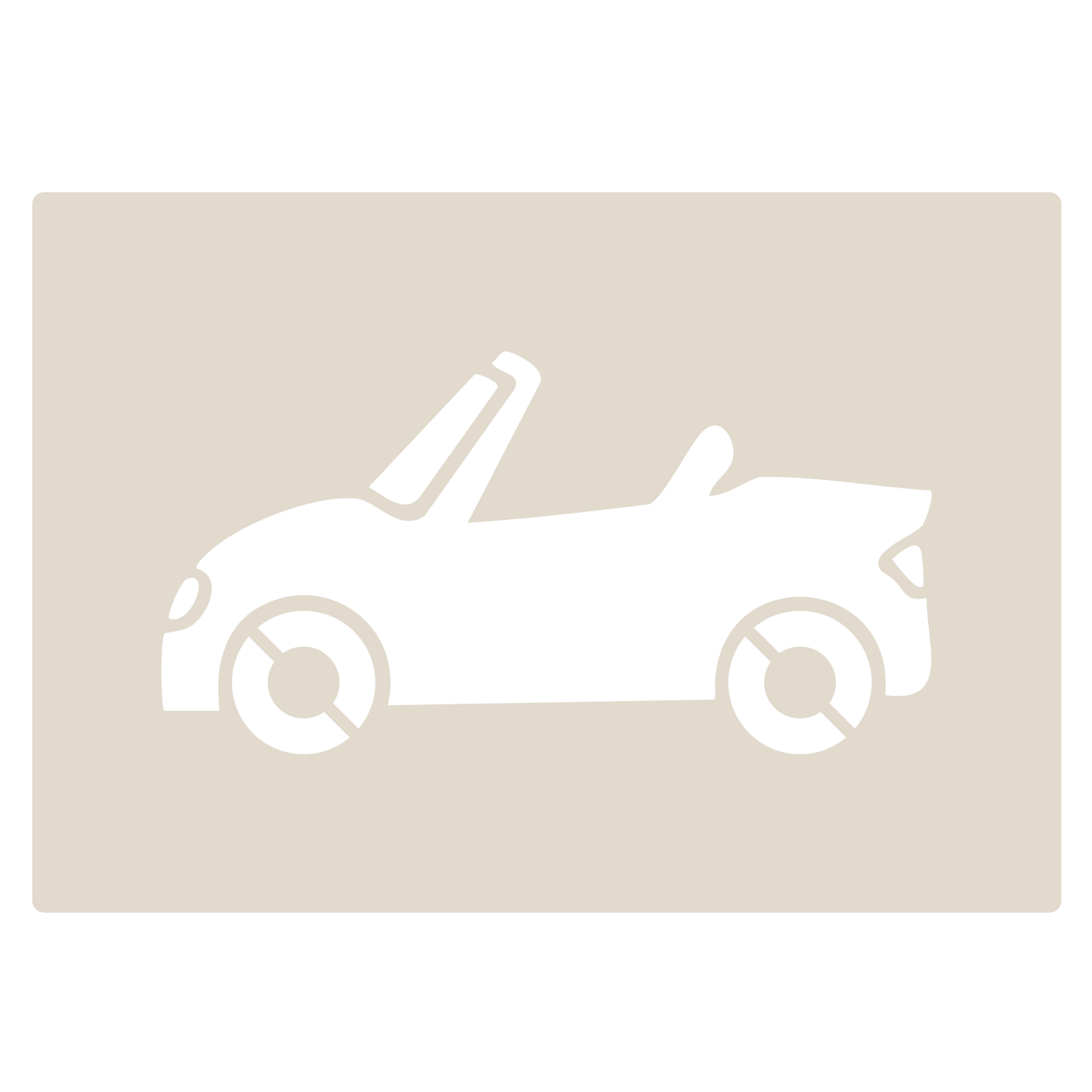 Road Car Stencil Set – 4pc saloon car, sports car, convertible, SUV/4x4 A6 Reusable Mylar Templates for Walls, Cakes, Crafts, Cards & More