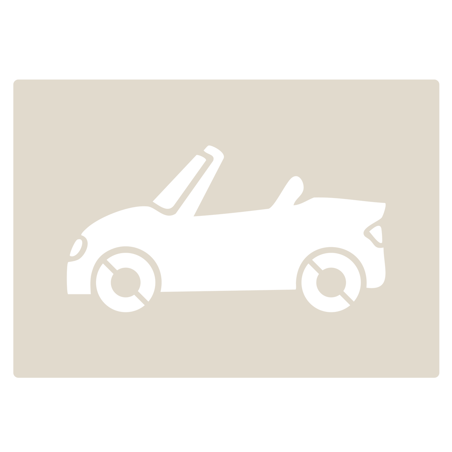 Road Car Stencil Set – Convertible stencil design for crafts and DIY projects.
