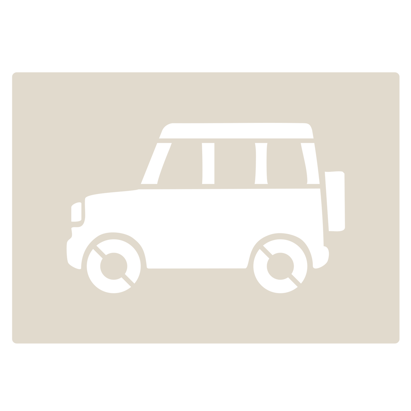 Road Car Stencil Set - A6 stencil featuring a saloon car design, perfect for crafts and cake decorating.