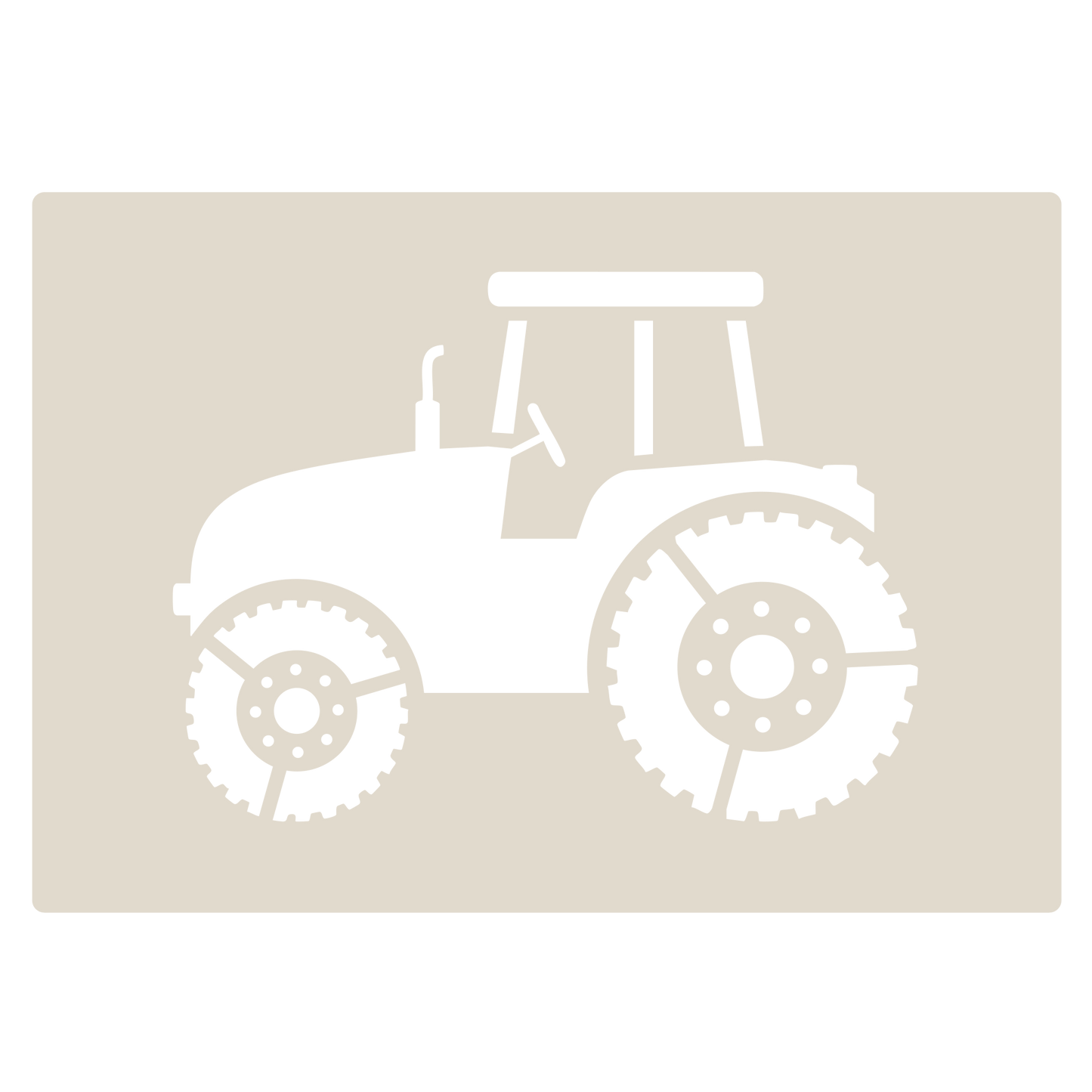 Industrial Vehicles Stencil Set tractor, digger, loader and lorry, 4pc A6 Reusable Mylar Templates for Walls, Cakes, Crafts, Cards & More