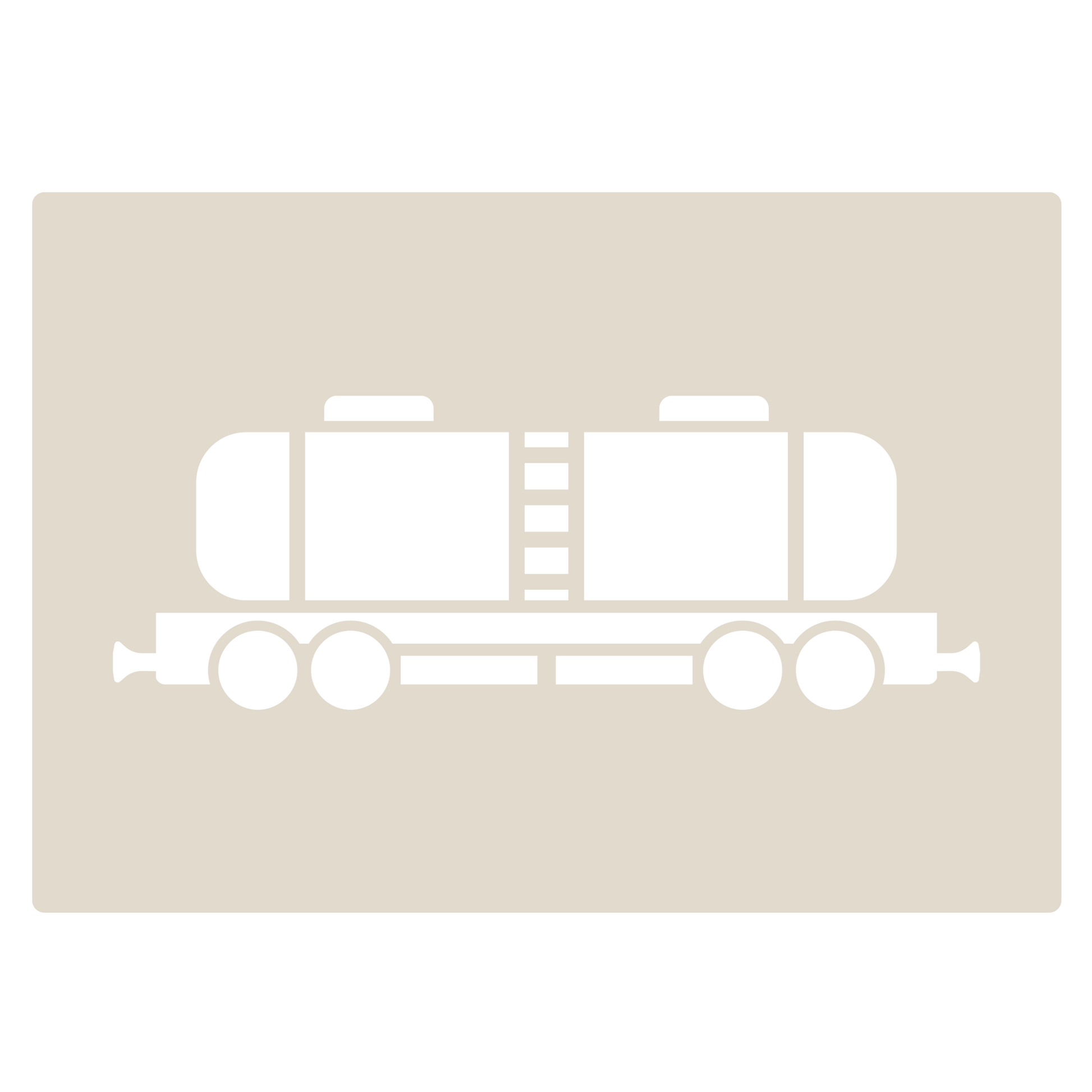Steam Train Stencil Set – 4pc A6 stencil featuring a hopper car for walls, cakes, crafts, and more.