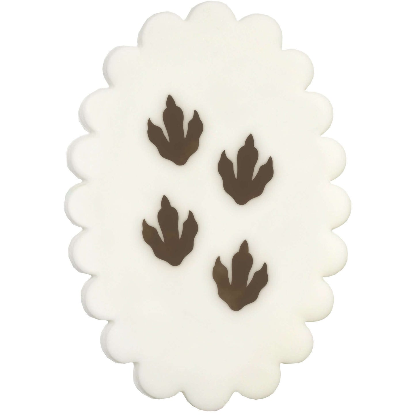 4pc Dinosaur Fossils & Footprints Stencil Set