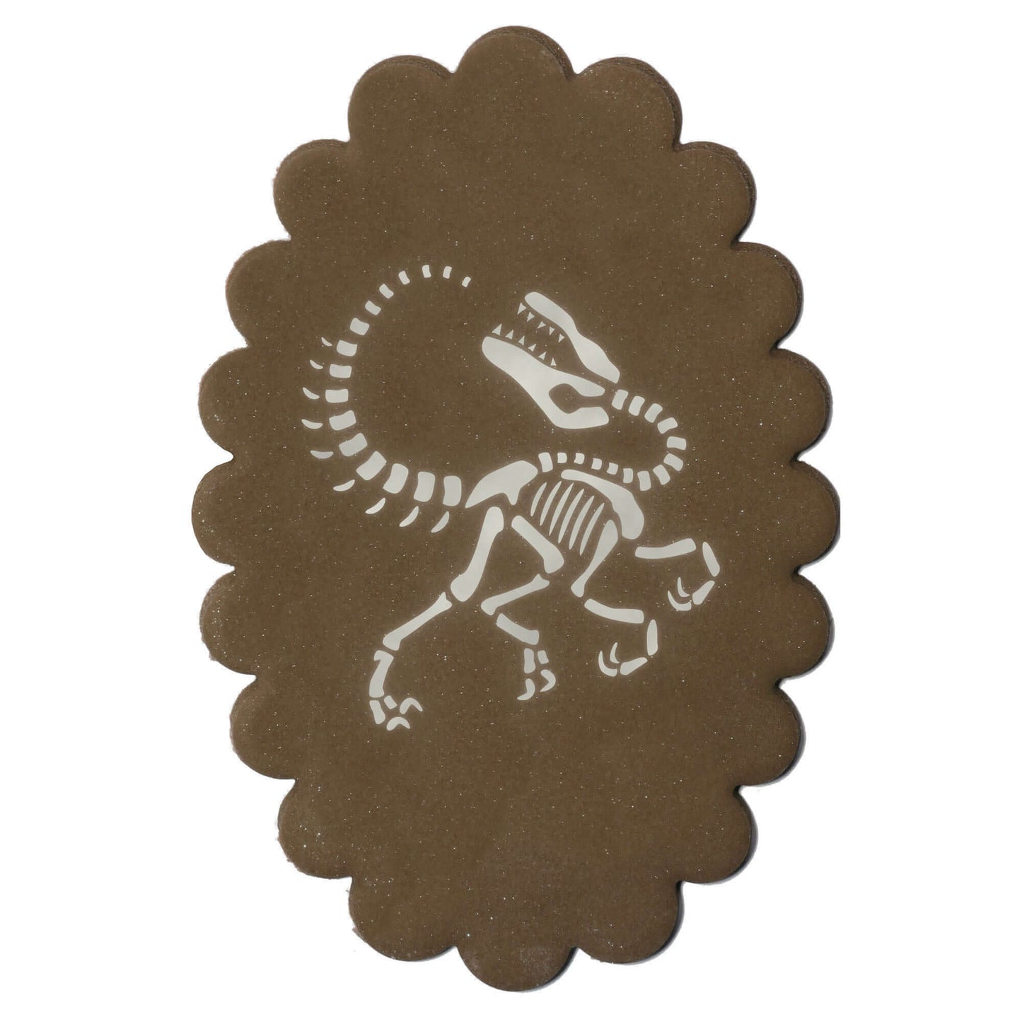 4pc Dinosaur Fossils & Footprints Stencil Set