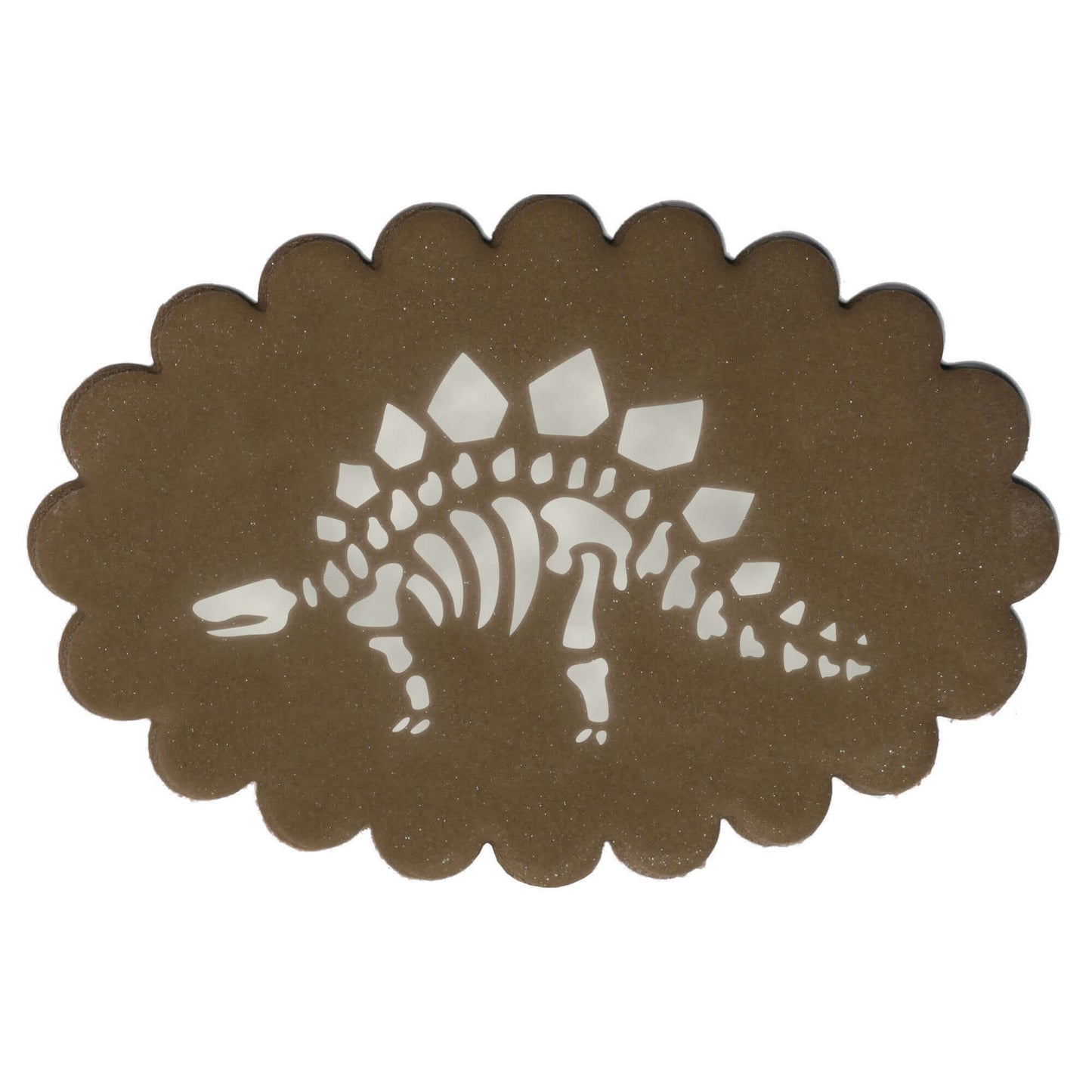 4pc Dinosaur Fossils & Footprints Stencil Set