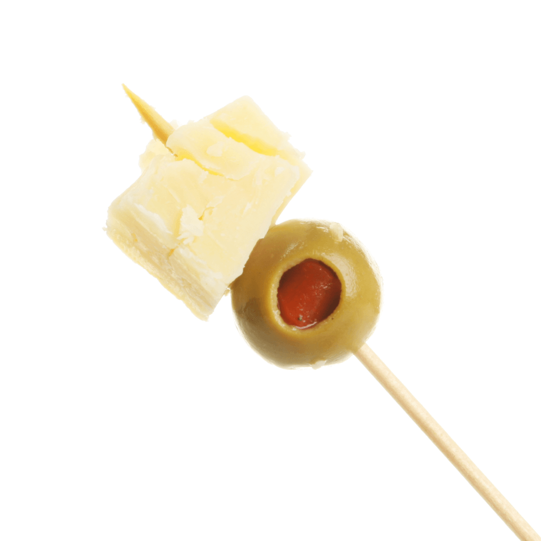 200 Wooden Cocktail Sticks - Premium Birchwood Double Pointed 8cm - Food Safe & 100% Biodegradable - for Food, Cocktails & Oral Hygiene