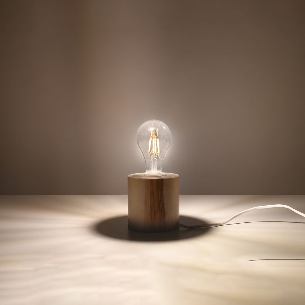 Salgado Scandinavian Design Wood Desk lamp E27