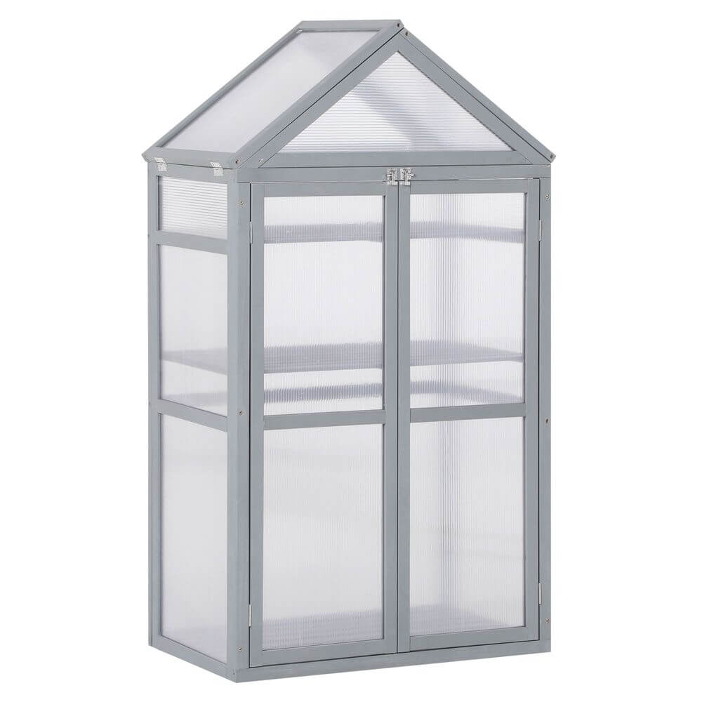 Garden Polycarbonate Cold Frame Greenhouse Grow House