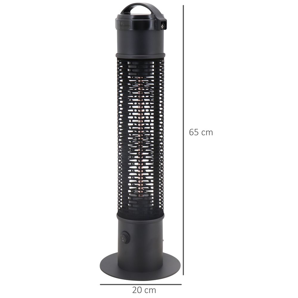 Outsunny Table Top Patio Heater with Tip-Over Safety Switch, IP54 Rating