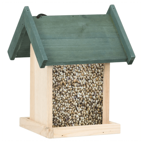 Bird Feeders 4 pcs Fir Wood