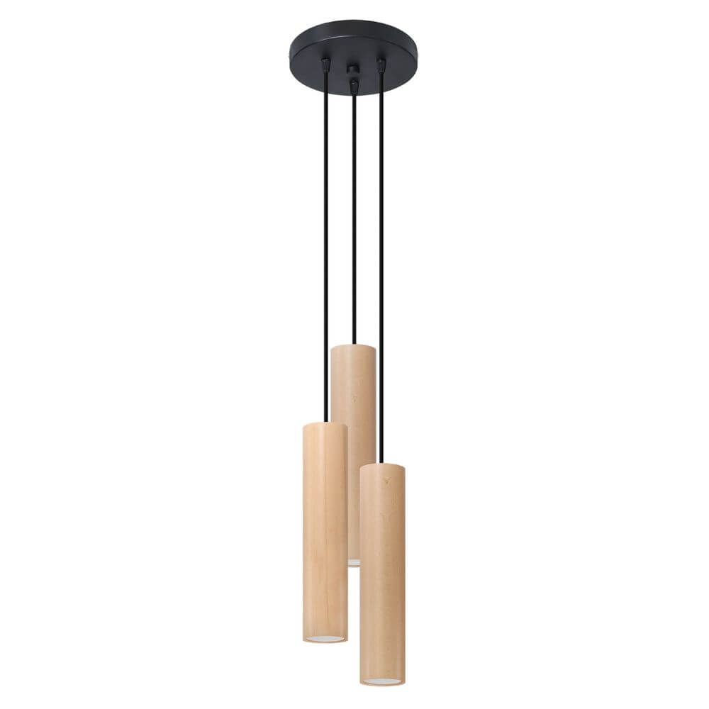 Lino Wood Scandinavian Design Pendant Lamps GU10