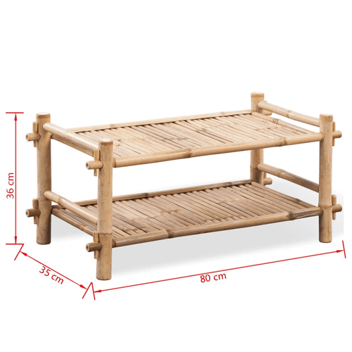 2-tier bamboo shoe rack, eco-friendly and sustainable storage solution, perfect for compact shoe organization.