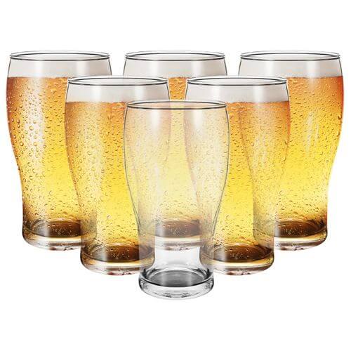 Vinsani Tulip Beer Glasses 6pcs