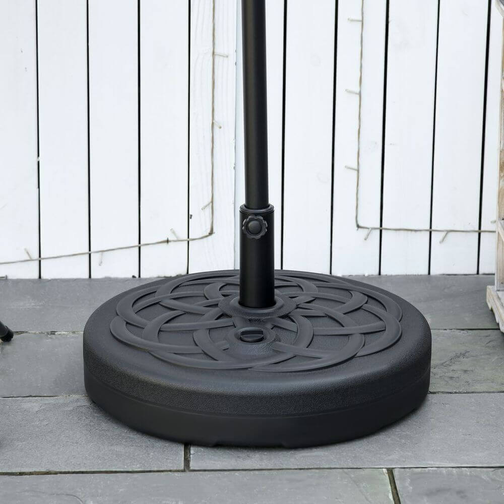 Garden Parasol Base Umbrella Stand 25kg Water or 35kg Sand Filled