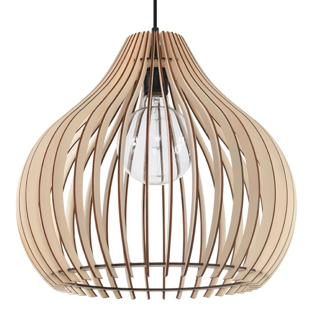 Pendant Aprilla Scandinavian Design Lamp Wood E27