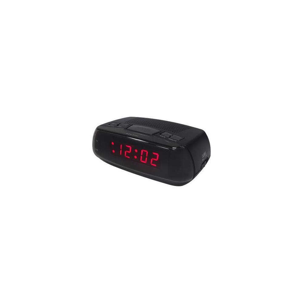 Acctim Miramar USB Digital Black Alarm Clock