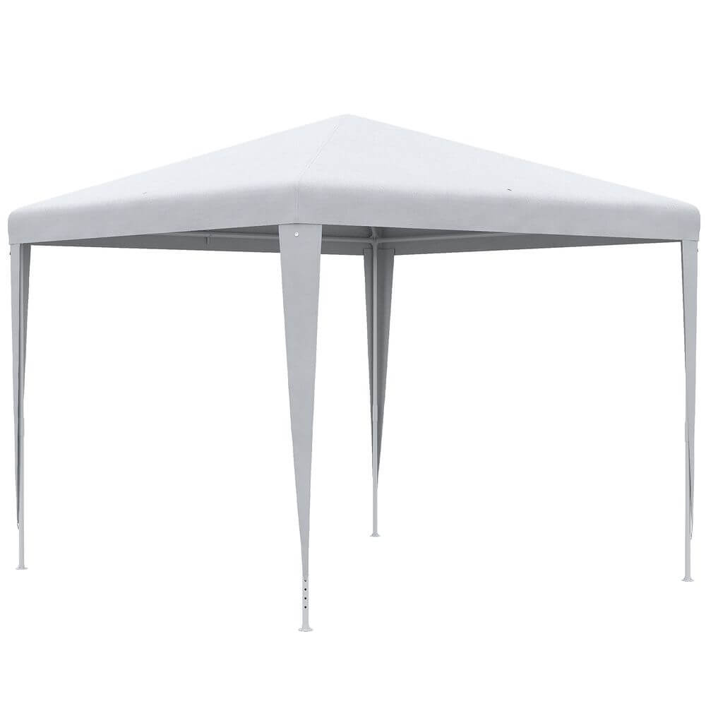 Garden Patio Gazebo Marquee Party Tent Wedding Canopy White 2.7 x 2.7m