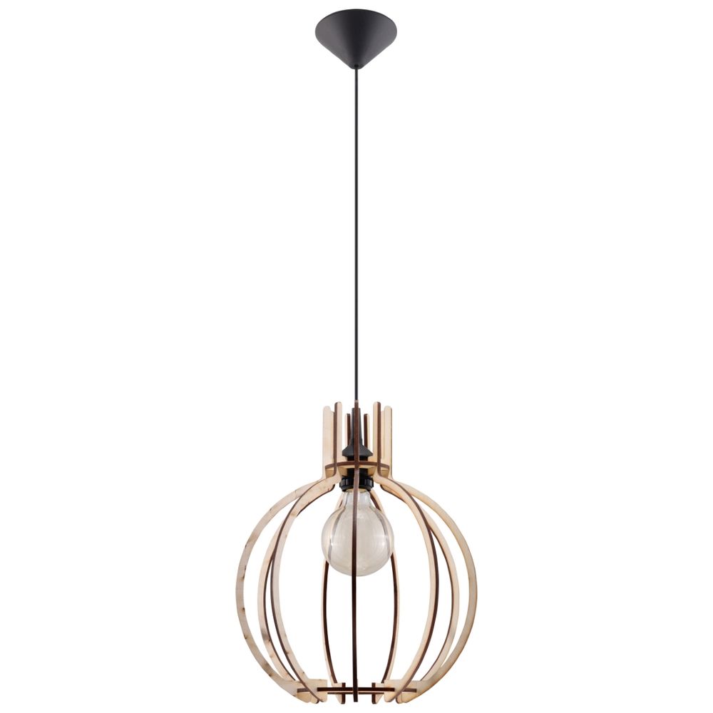 Pendant Arancia Scandinavian Design Lamp Wood E27