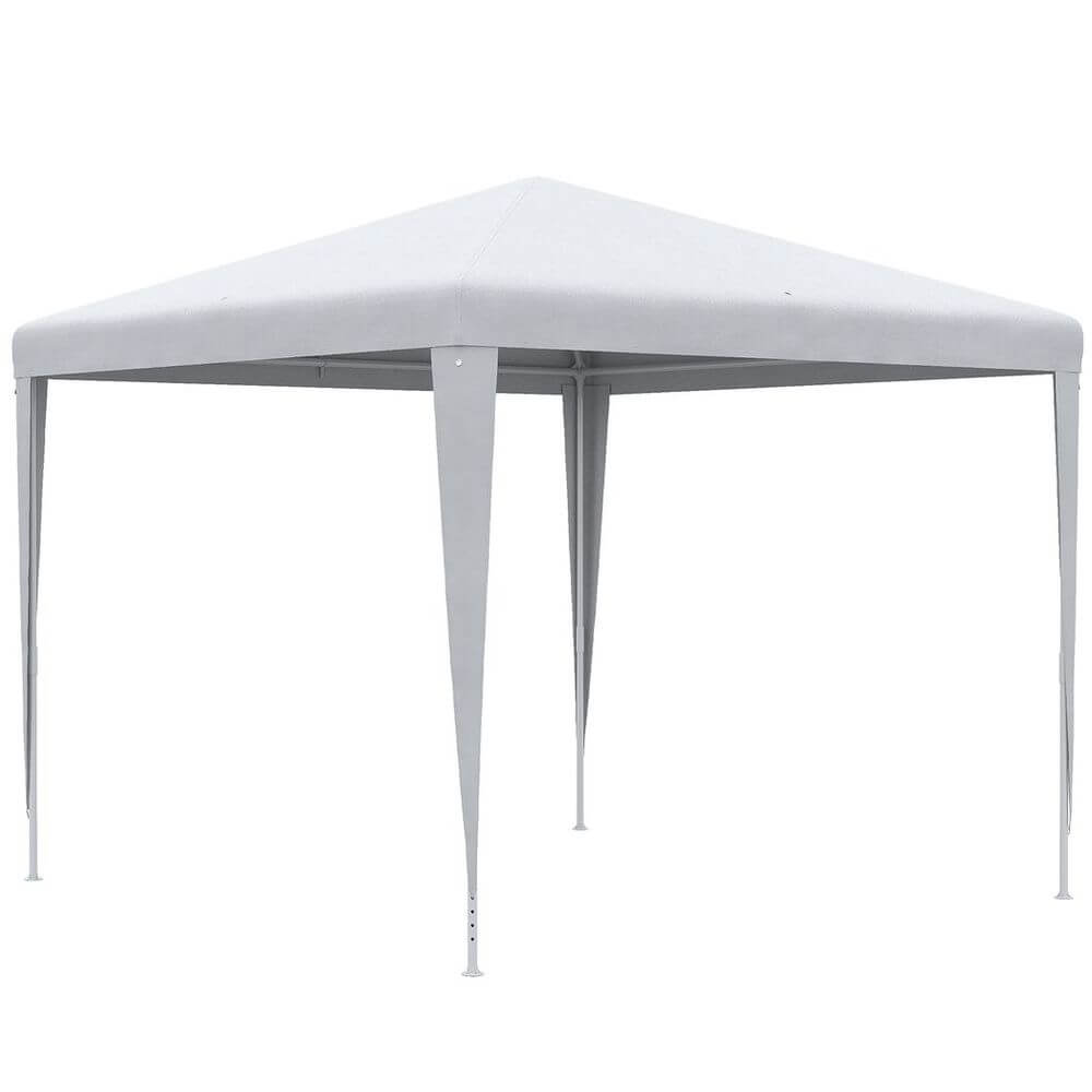Garden Patio Gazebo Marquee Party Tent Wedding Canopy White 2.7 x 2.7m