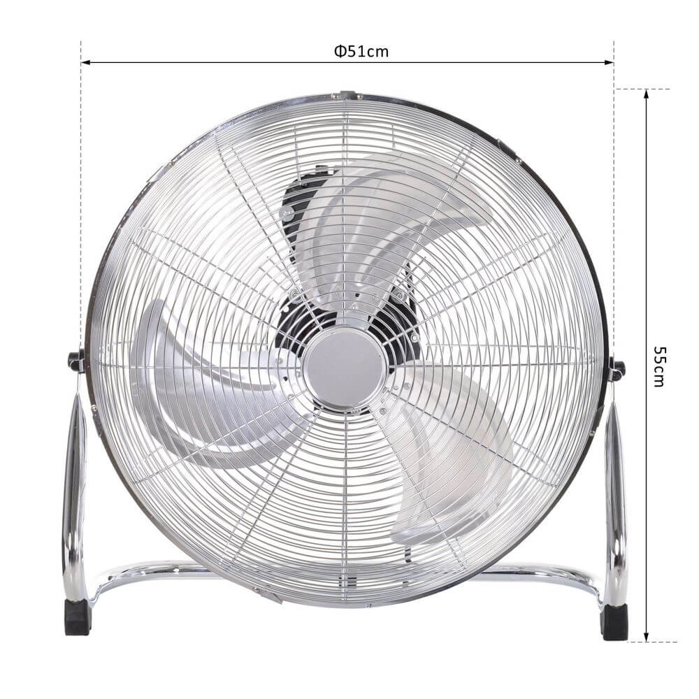 55cm 100W Fan For Home & Office, Oscillation with 3-Speed Wind