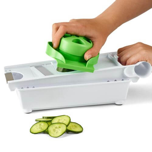 Vinsani 6 In 1 Grater Green & White