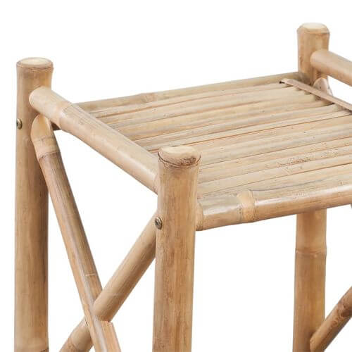 3-Tier Square Eco-Friendly Bamboo Shelf