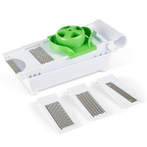 Vinsani 6 In 1 Grater Green & White