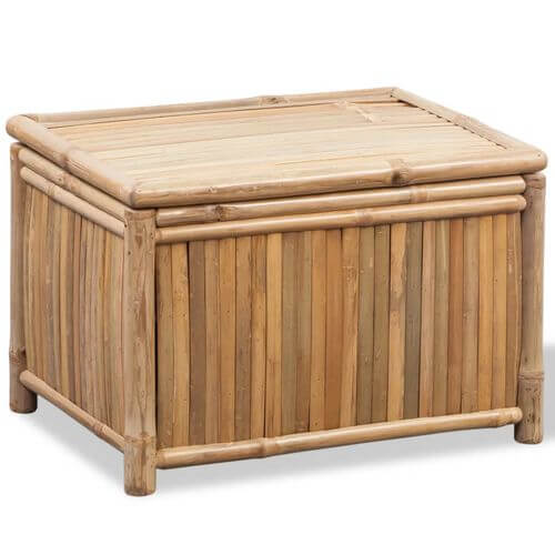 Eco-friendly bamboo storage box set of 3, perfect for organizing household items with rustic charm.