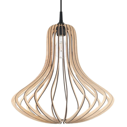 Pendant Elza Scandinavian Design Lamp Wood  E27