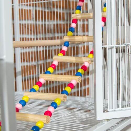 3 Tier Bird Cage With Stand Toy, for Canary Finch Cockatiel Parakeet Budgie.