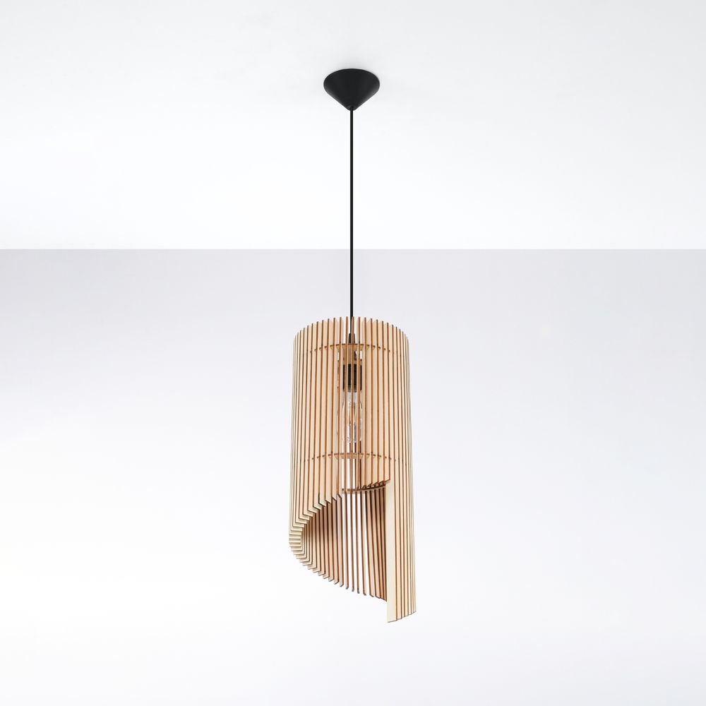 Alexia Scandinavian Design Wood Pendant Lamp E27