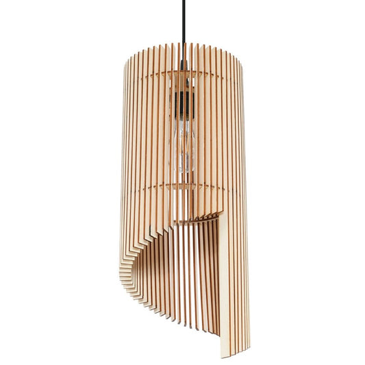 Alexia Scandinavian Design Wood Pendant Lamp E27