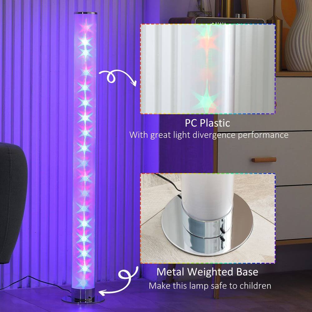 RGB Floor Lamp LED with Remote Control for Mood Lighting