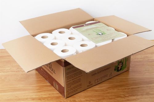 Vinsani 100% Sustainable Bamboo Kitchen Roll - 12 Pack