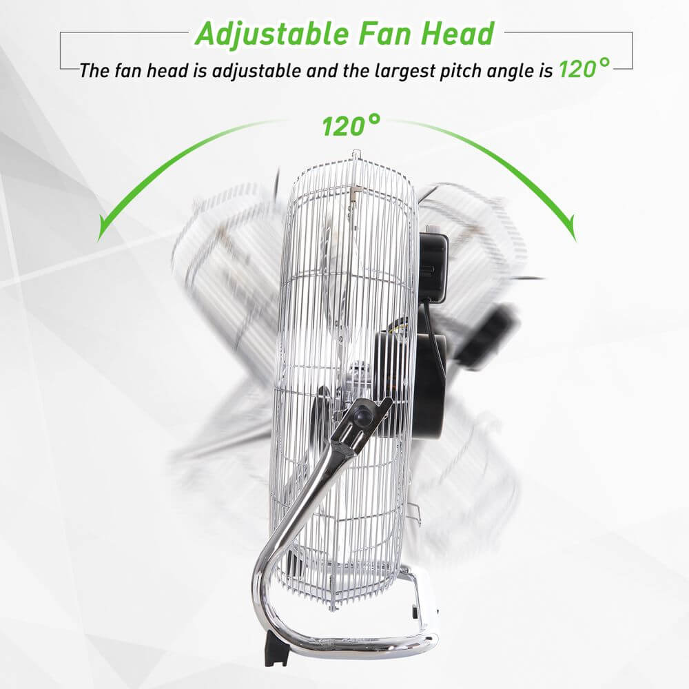 55cm 100W Fan For Home & Office, Oscillation with 3-Speed Wind