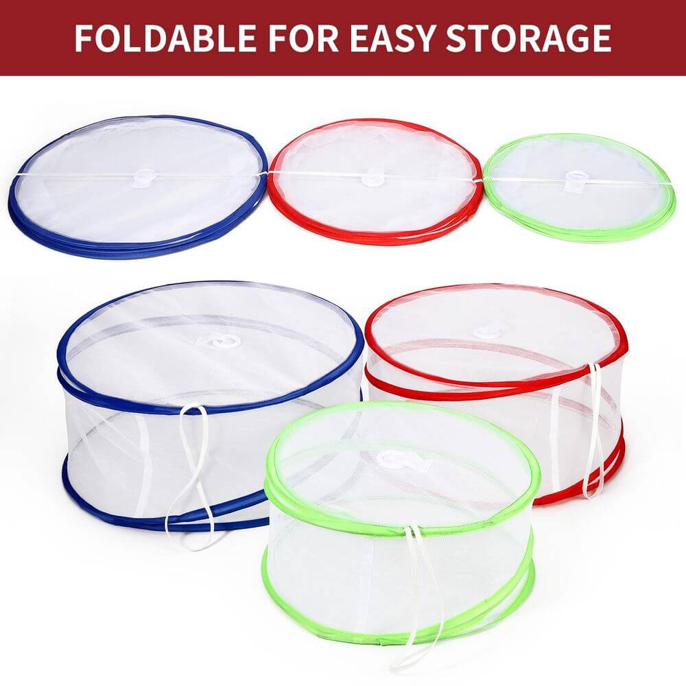 Vinsani Set Of 3 Pop Up Food Covers