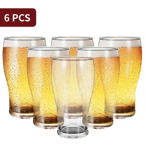 Vinsani Tulip Beer Glasses 6pcs