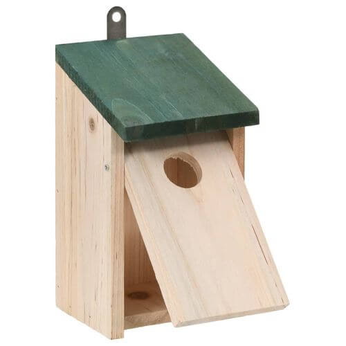 Bird Houses 4 pcs Wood 12x12x22 cm