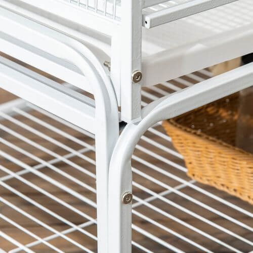 3 Tier Bird Cage With Stand Toy, for Canary Finch Cockatiel Parakeet Budgie.