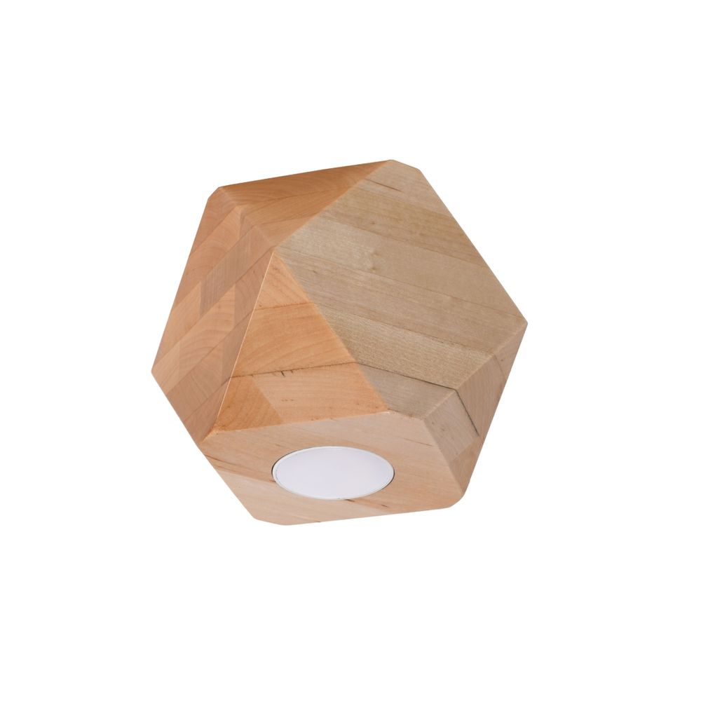 Woody Hex Scandinavian Design Wood Ceiling Lamp GU10