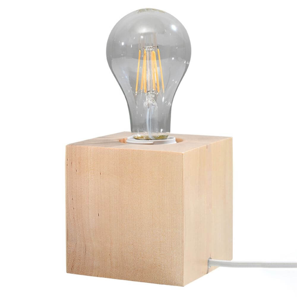 Ariz Scandinavian Design Wood Desk Lamp E27