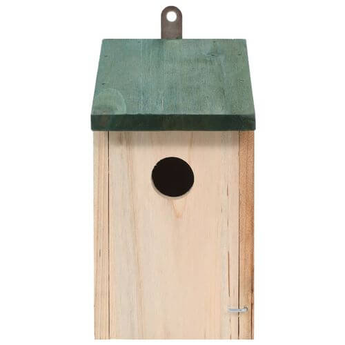 Bird Houses 4 pcs Wood 12x12x22 cm