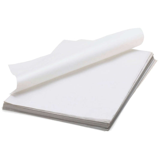 Wax paper sheets for food and crafts, size 30cm x 21cm, versatile for wrapping, baking, and decorating.
