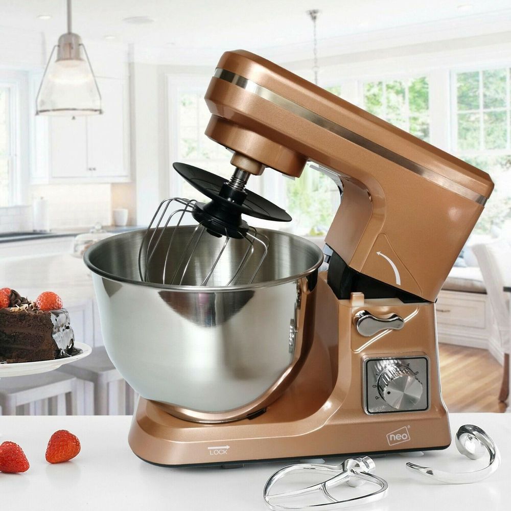 Copper 5L 6 Speed 800W Electric Stand Food Mixer
