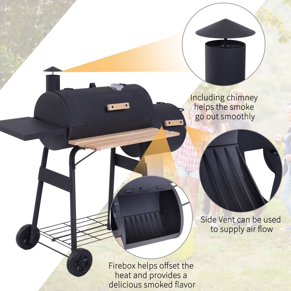 Portable Charcoal BBQ Grill Features
