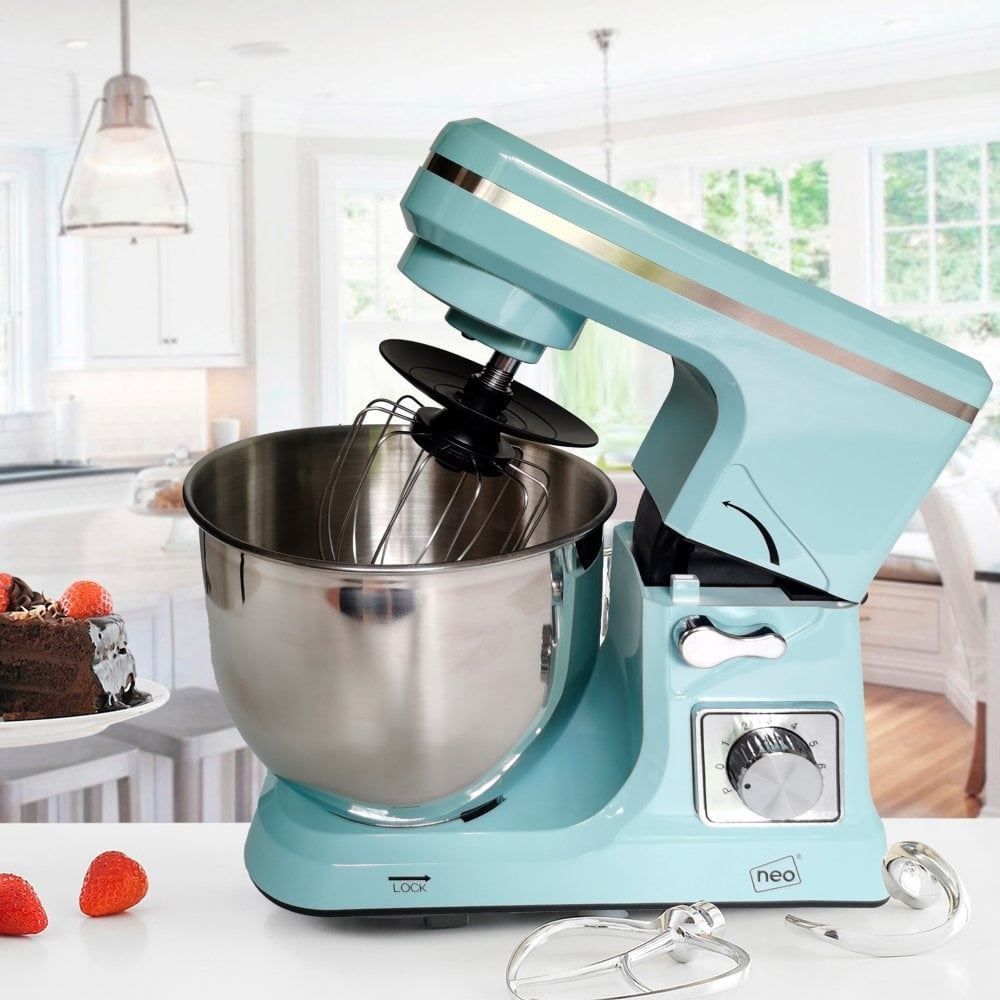 Duck Egg Blue 5L 6 Speed 800W Electric Stand Food Mixer