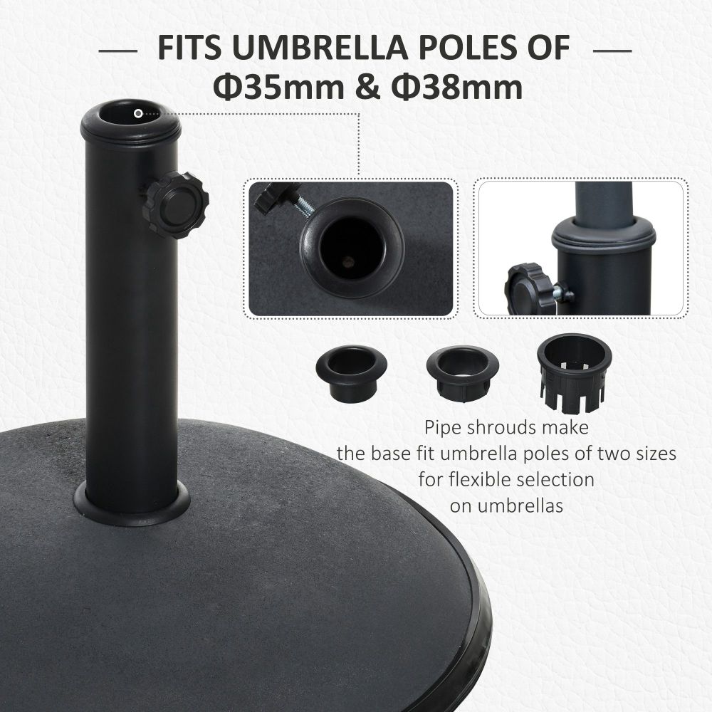 Grey/Black 20 kg Umbrella Base